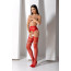 Эротические колготки-бодистокинг Passion S030 red - [Фото 6]