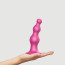 Насадка для страпона Strap-On-Me Dildo Plug Beads Framboise Metallic L - [Фото 2]
