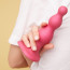 Насадка для страпона Strap-On-Me Dildo Plug Beads Framboise Metallic L - [Фото 5]