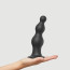 Насадка для страпона Strap-On-Me Dildo Plug Beads Black XXL - [Фото 2]