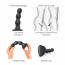 Насадка для страпона Strap-On-Me Dildo Plug Balls Black M - [Фото 3]