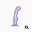 Насадка для страпона Strap-On-Me Dildo Plug P&G Lilas Metallic XL - [Фото 1]