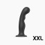 Насадка для страпона Strap-On-Me Dildo Plug P&G Black XXL - [Фото 1]