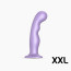 Насадка для страпона Strap-On-Me Dildo Plug P&G Lilas Metallic XXL - [Фото 1]