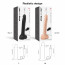 Кончающий фаллоимитатор Strap-On-Me SQUIRTING CUM DILDO REALISTIC Black L - [Фото 4]