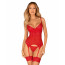 Корсет Obsessive Ingridia corset & thong XL/2XL - [Фото 1]
