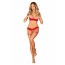 Комплект Obsessive Ingridia 2-pcs crotchless set M/L - [Фото 6]