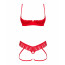 Комплект Obsessive Ingridia 2-pcs crotchless set XL/2XL - [Фото 3]