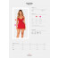 Пеньюар Obsessive Ingridia chemise & thong XL/2XL - [Фото 5]