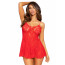 Пеньюар Leg Avenue Rose Lace Flair Chemise Red One Size - [Фото 4]