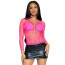 Топ Leg Avenue Long Sleeves T-Shirts Neon Pink One Size - [Фото 5]