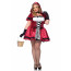 Костюм красной шапочки Leg Avenue Gothic Red Riding Hood 3X-4X - [Фото 6]