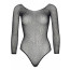 Боди Leg Avenue Crystalized fishnet bodysuit Black One Size - [Фото 5]