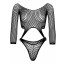 Боди Leg Avenue Top bodysuit with thong back Black - [Фото 3]