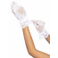 Перчатки Leg Avenue Floral lace wristlength gloves White - [Фото 2]