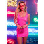 Платье Leg Avenue Pink vinyl mini dress L - [Фото 4]