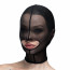Маска сетка с открытым ртом Feral Feelings - Hood Mask Black - [Фото 1]