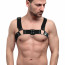 Мужская портупея на грудь Feral Feelings - Bulldog Harness Black - [Фото 1]