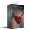 Трусики Сердце для страпона Feral Feelings - Hearts Strap-on Belt Red Trasparent - [Фото 4]