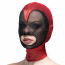 Маска сердце сетка с открытым ртом Feral Feelings - Hearts Mask Red/Black - [Фото 1]