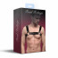 Мужская портупея на грудь из натуральной кожи Feral Feelings - Bulldog Harness Black - [Фото 3]