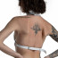 Лиф Сердце из натуральной кожи Feral Feelings - Hearts Bra White - [Фото 2]