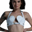 Лиф Сердце из натуральной кожи Feral Feelings - Hearts Bra White - [Фото 1]