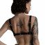 Лиф из натуральной кожи Feral Feelings - Bikini Top Black - [Фото 3]
