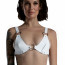 Лиф из натуральной кожи Feral Feelings - Bikini Top White - [Фото 2]