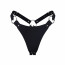 Трусики из натуральной кожи Feral Feelings - String Bikini Black - [Фото 1]
