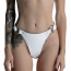 Трусики из натуральной кожи Feral Feelings - String Bikini White - [Фото 2]