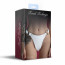 Трусики из натуральной кожи Feral Feelings - String Bikini White - [Фото 4]