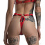 Трусики из натуральной кожи Feral Feelings - String Bikini Red - [Фото 3]