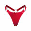 Трусики из натуральной кожи Feral Feelings - String Bikini Red - [Фото 1]