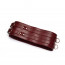 Кожаный пояс для бондажа Liebe Seele Wine Red Waist Cuff M Size - [Фото 2]