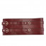 Кожаный пояс для бондажа Liebe Seele Wine Red Waist Cuff L Size - [Фото 6]