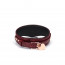 Ошейник с поводком Liebe Seele Wine Red Curved Collar - [Фото 2]