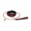Ошейник с поводком Liebe Seele Wine Red Curved Collar - [Фото 1]