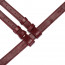 Трусики для страпона Liebe Seele Wine Red Strap on Harness - [Фото 6]