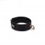 Ошейник с поводком Liebe Seele Black Organosilicon Collar with Leash - [Фото 4]