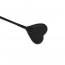 Шлепалка Liebe Seele Black Organosilicon Riding Crop - [Фото 4]