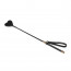 Шлепалка Liebe Seele Black Organosilicon Riding Crop - [Фото 1]