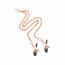 Ошейник с зажимами для сосков Liebe Seele Rose Gold Memory Collar with Nipple Clamps - [Фото 3]