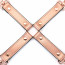 Крестовина Liebe Seele Rose Gold Memory Hog Tie - [Фото 3]