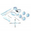 Набор Liebe Seele Macaron 9pcs Bondage Kit-Mint - [Фото 1]