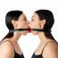 Двойной кляп Art of Sex - Twins, натуральная кожа - [Фото 1]
