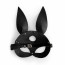Кожаная маска Зайки Art of Sex - Bunny mask, цвет Черный - [Фото 4]