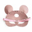 Кожаная маска зайки Art of Sex - Mouse Mask, цвет Розовый - [Фото 4]