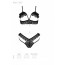 Комплект DOLLY SET WITH OPEN BRA black L/XL Passion - [Фото 5]