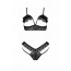 Комплект DOLLY SET WITH OPEN BRA black L/XL Passion - [Фото 3]